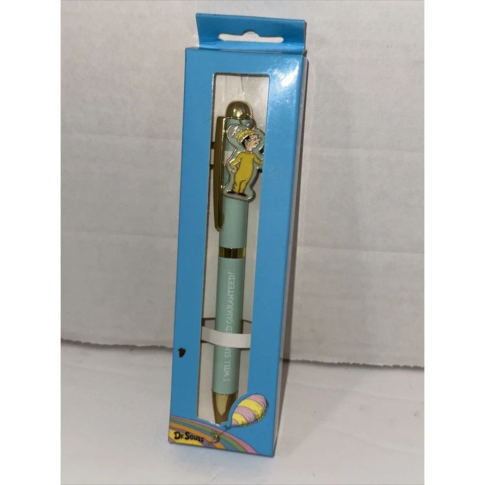 Dr Seuss Oh The Places Youll Go Great Places Charm Pen Blue Gold Black Ink NEW